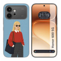 Funda Silicona para Huawei Honor 600 5G diseño Mujer 04 Dibujos
