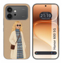 Funda Silicona para Huawei Honor 600 5G diseño Mujer 10 Dibujos