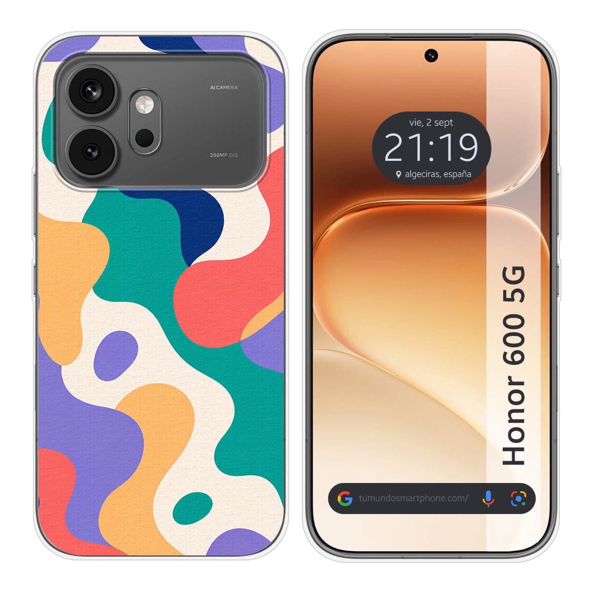 Funda Silicona para Huawei Honor 600 5G diseño Splash 01 Dibujos
