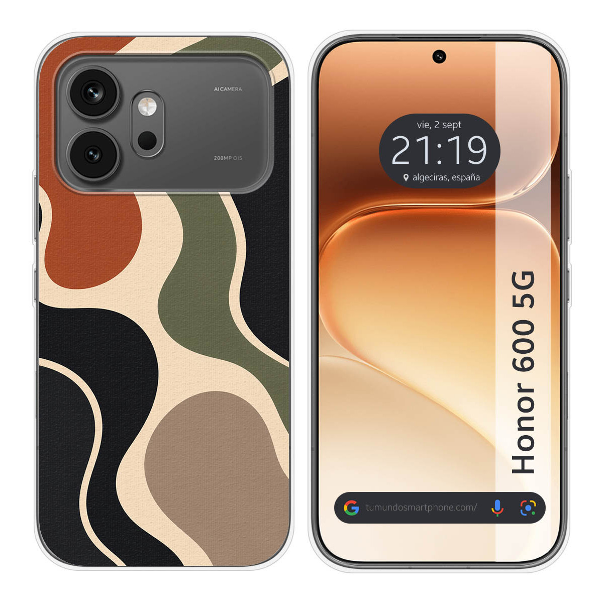 Funda Silicona para Huawei Honor 600 5G diseño Splash 02 Dibujos