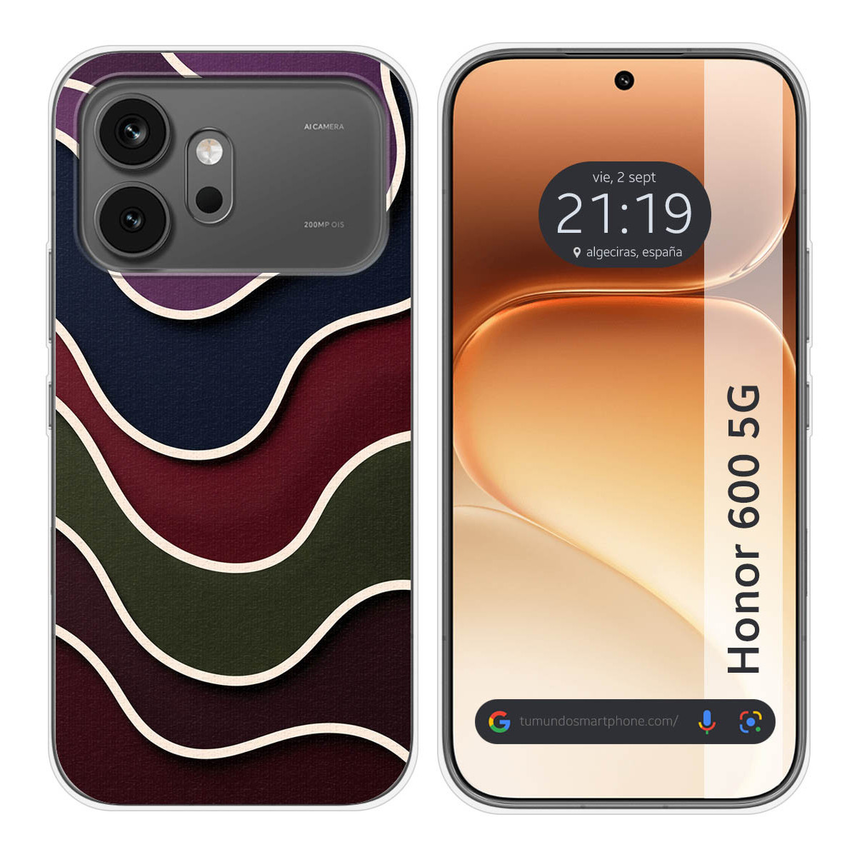 Funda Silicona para Huawei Honor 600 5G diseño Splash 05 Dibujos