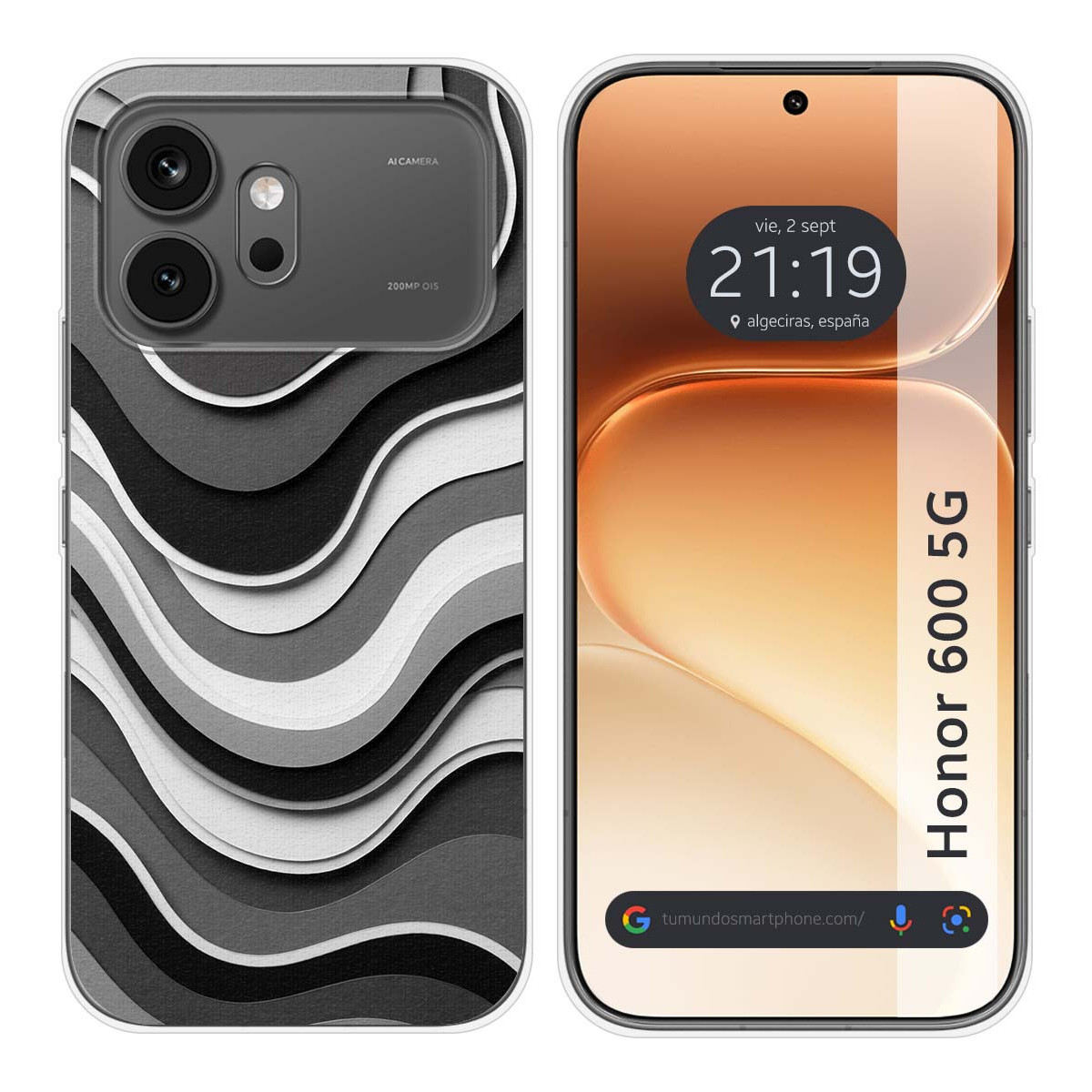 Funda Silicona para Huawei Honor 600 5G diseño Splash 07 Dibujos