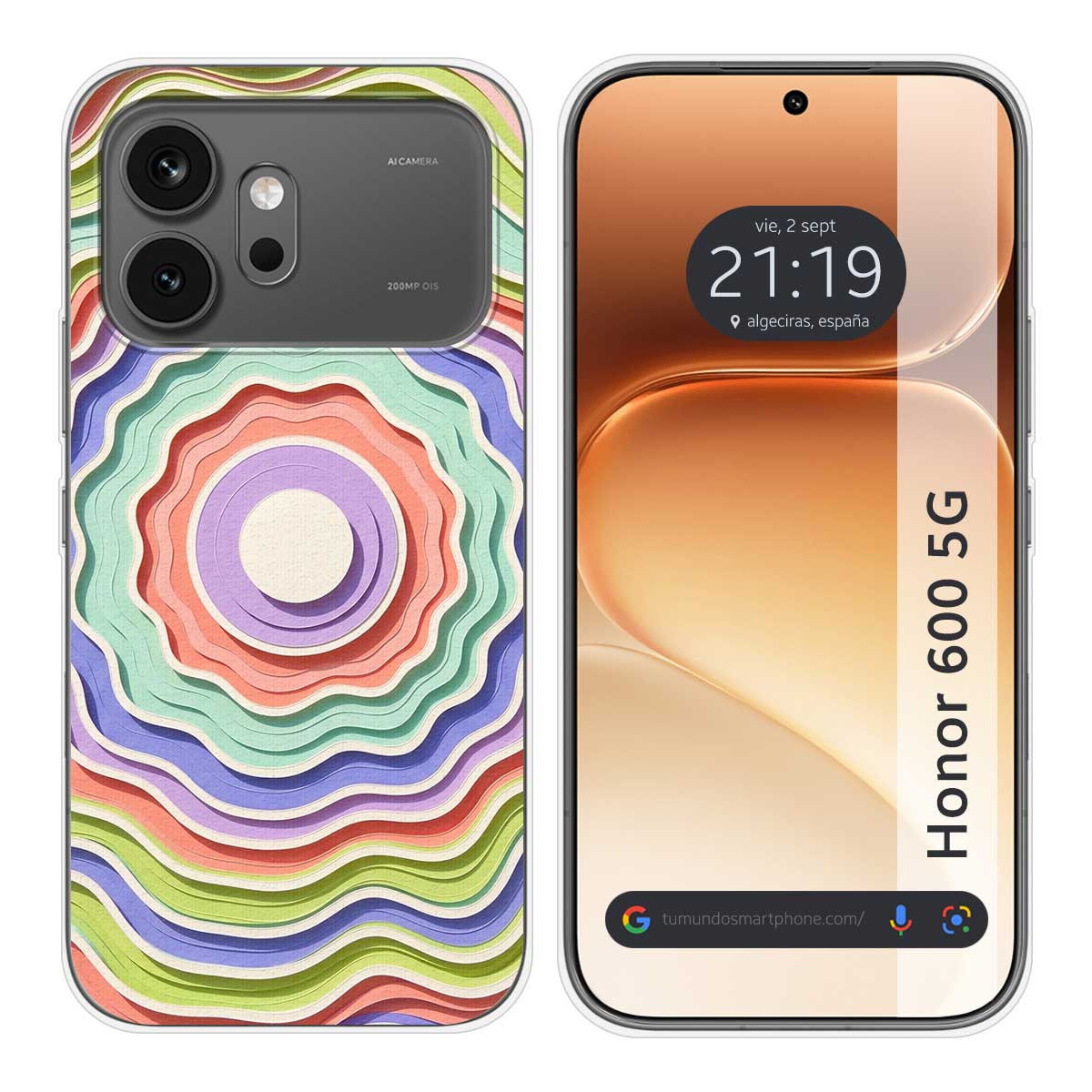 Funda Silicona para Huawei Honor 600 5G diseño Splash 08 Dibujos