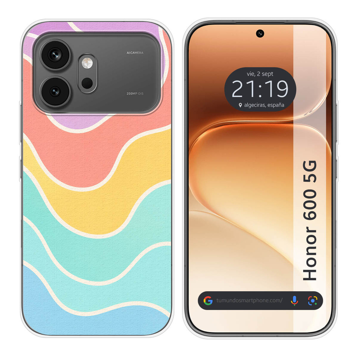 Funda Silicona para Huawei Honor 600 5G diseño Splash 09 Dibujos
