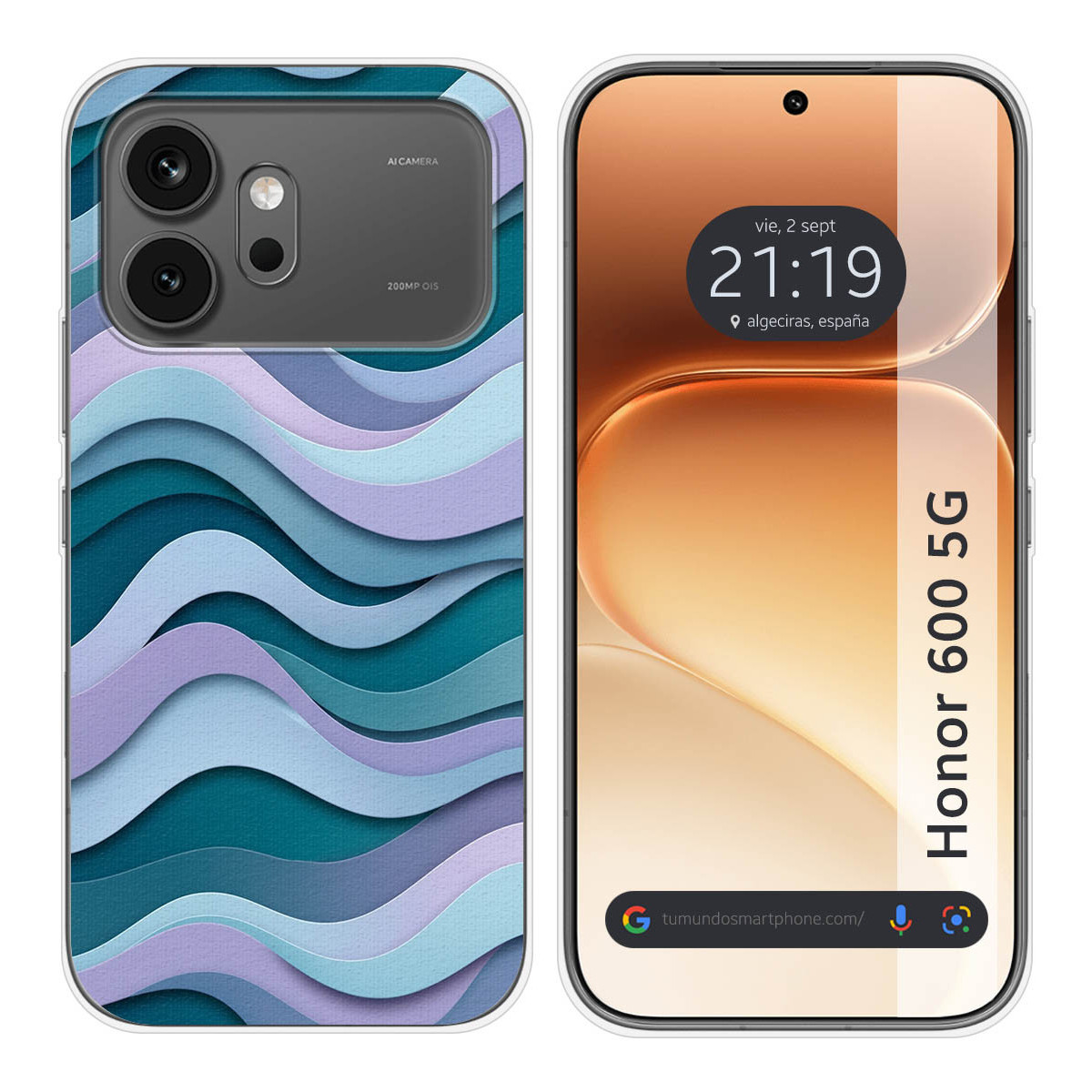 Funda Silicona para Huawei Honor 600 5G diseño Splash 10 Dibujos