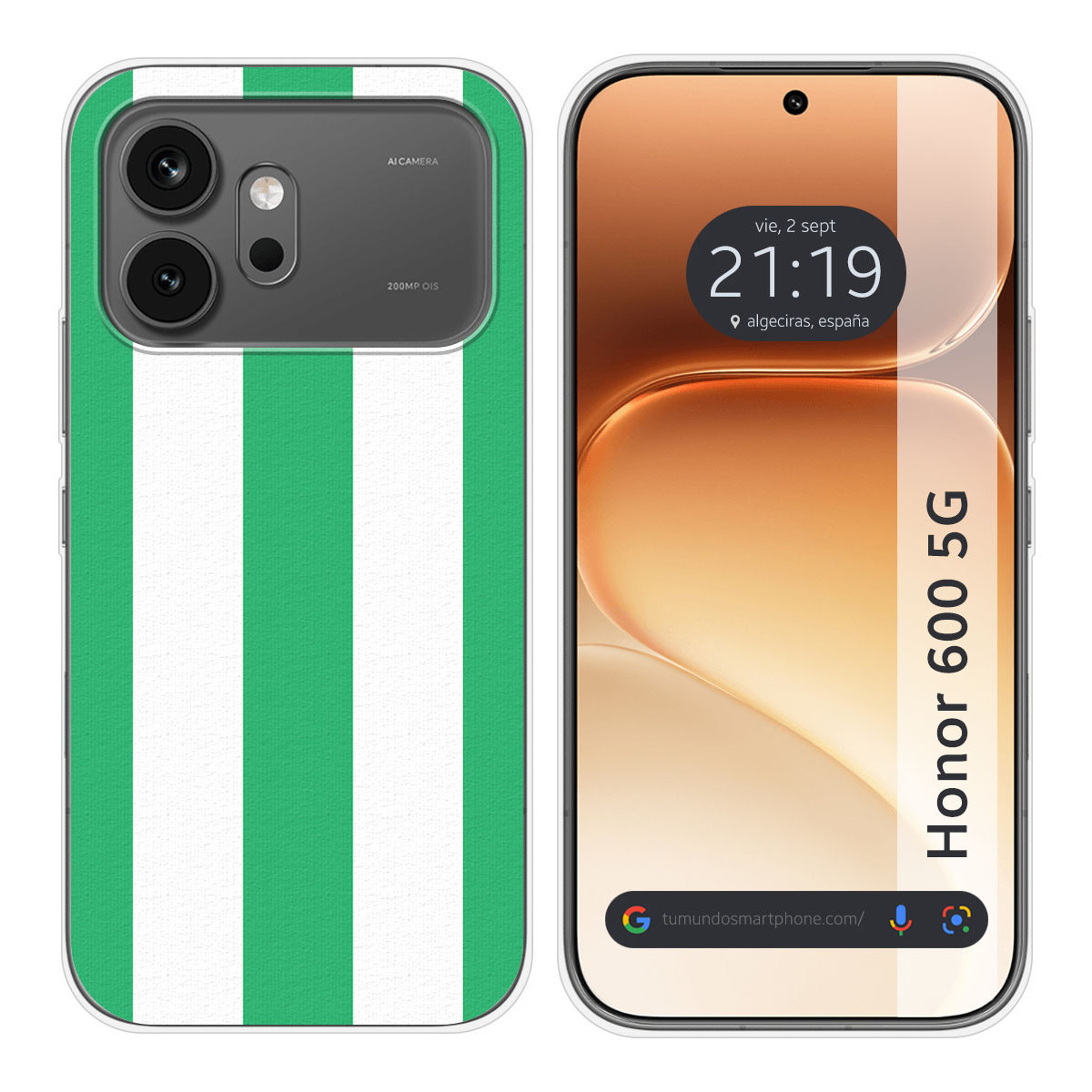 Funda Silicona para Huawei Honor 600 5G diseño Lines 08 Dibujos