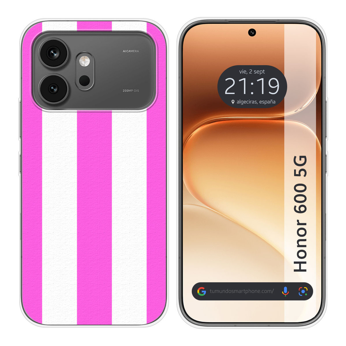 Funda Silicona para Huawei Honor 600 5G diseño Lines 09 Dibujos