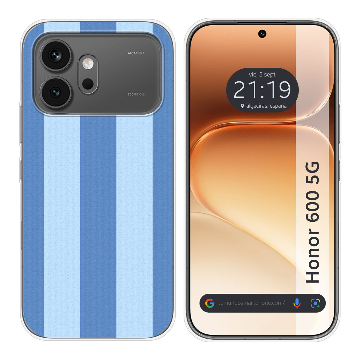 Funda Silicona para Huawei Honor 600 5G diseño Lines 10 Dibujos
