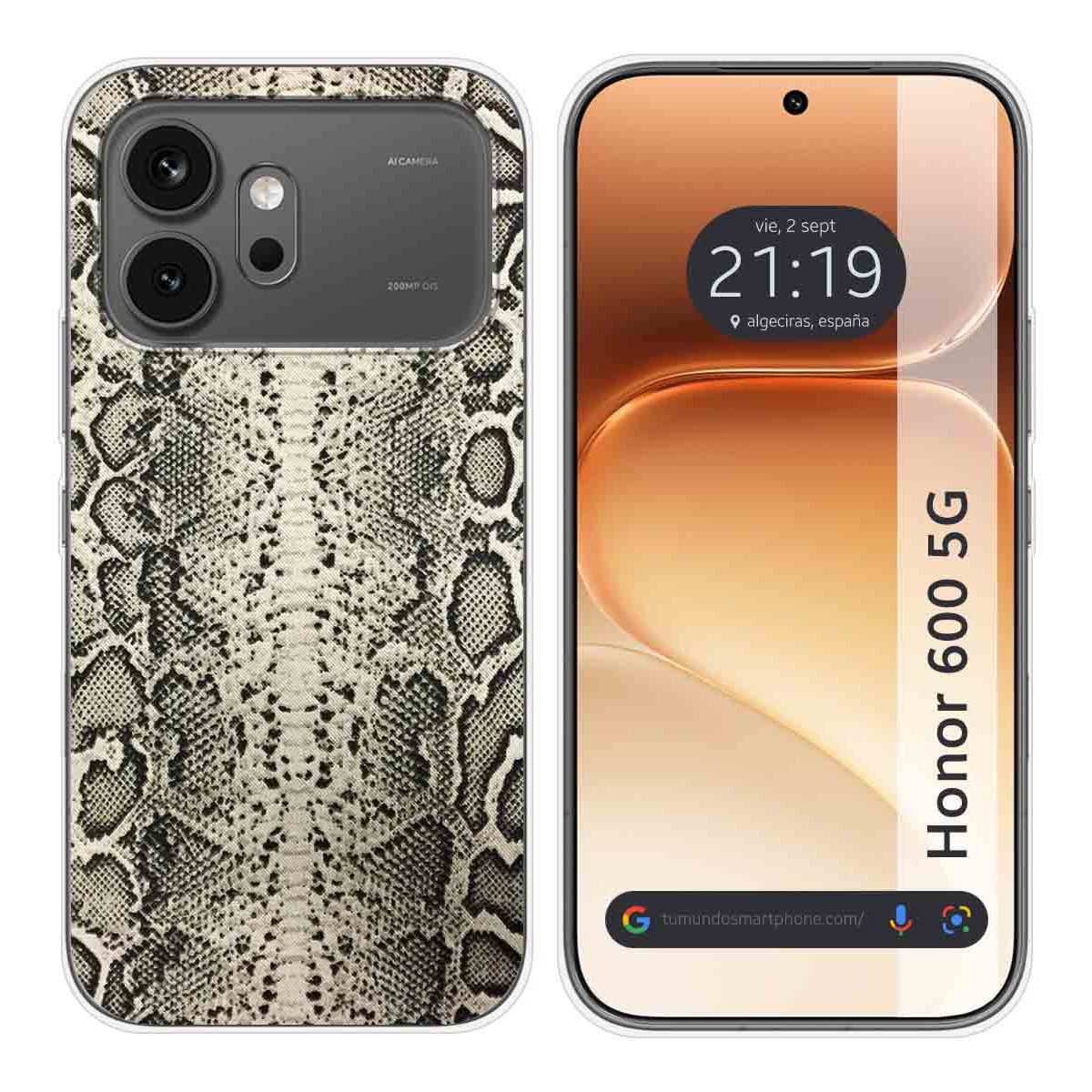 Funda Silicona para Huawei Honor 600 5G diseño Animal 01 Dibujos