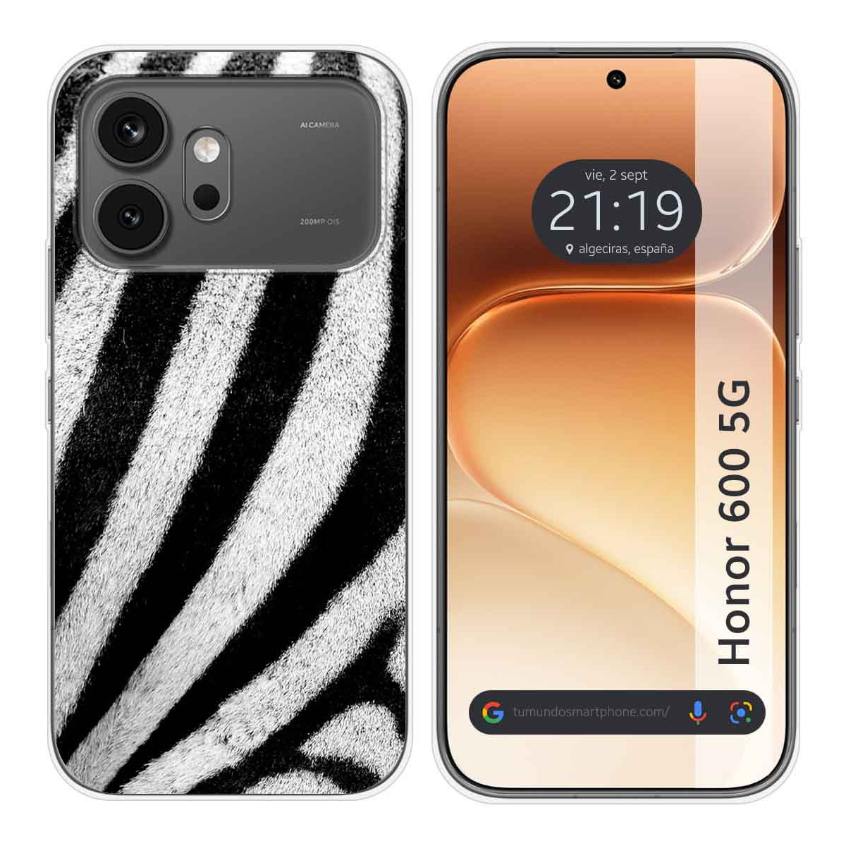 Funda Silicona para Huawei Honor 600 5G diseño Animal 02 Dibujos