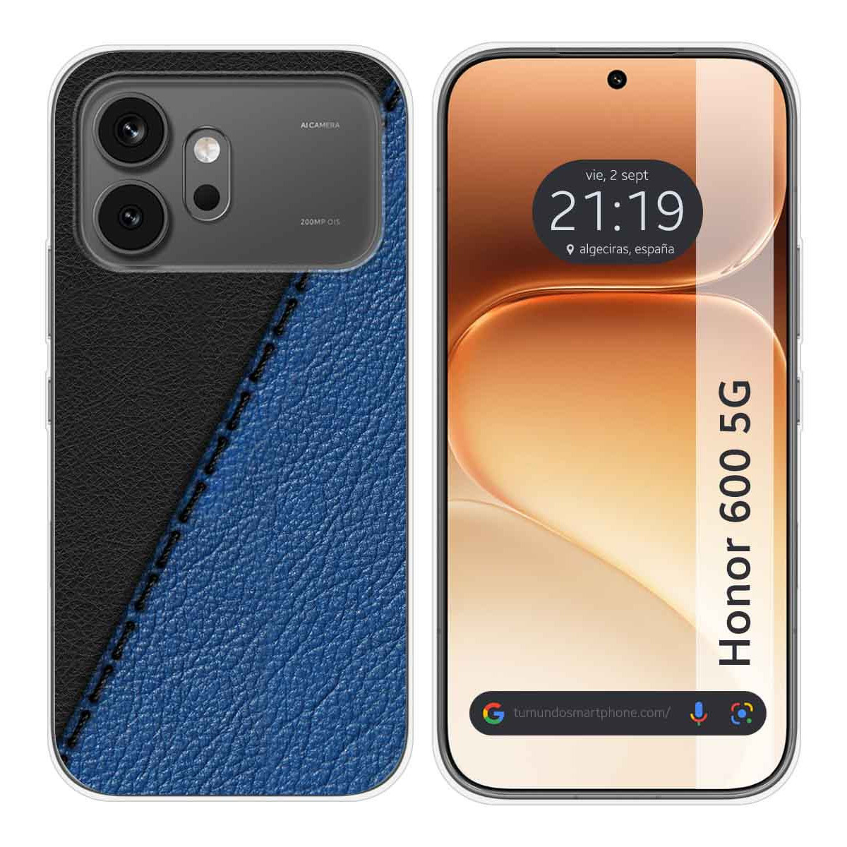 Funda Silicona para Huawei Honor 600 5G diseño Cuero 02 Dibujos