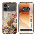 Funda Silicona para Huawei Honor 600 5G diseño Madera 08 Dibujos