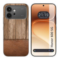 Funda Silicona para Huawei Honor 600 5G diseño Madera 09 Dibujos