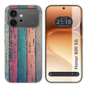 Funda Silicona para Huawei Honor 600 5G diseño Madera 10 Dibujos