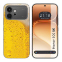 Funda Silicona para Huawei Honor 600 5G diseño Cerveza Dibujos