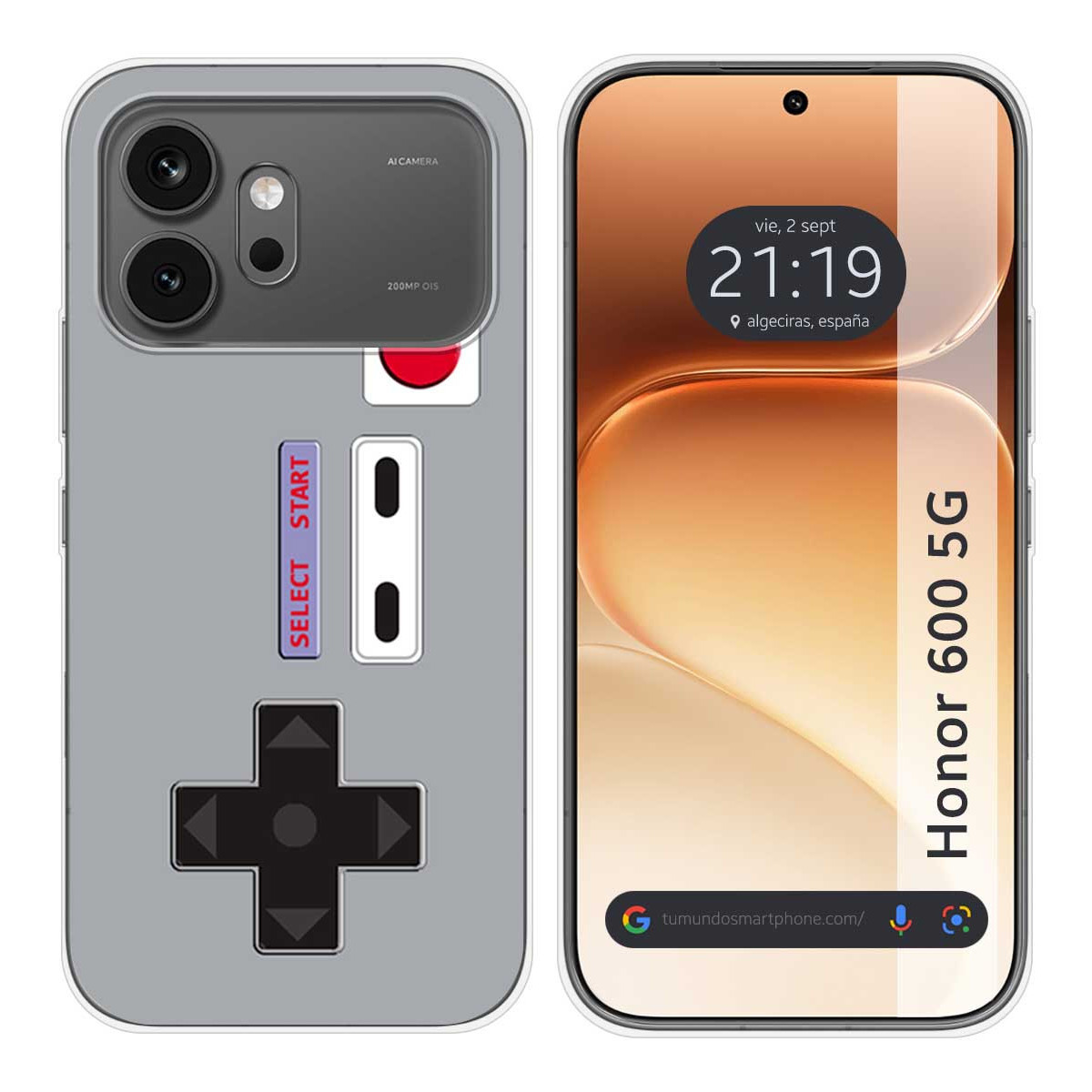Funda Silicona para Huawei Honor 600 5G diseño Consola Dibujos