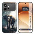 Funda Silicona para Huawei Honor 600 5G diseño Elefante Dibujos