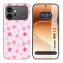 Funda Silicona para Huawei Honor 600 5G diseño Flores Dibujos