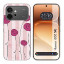Funda Silicona para Huawei Honor 600 5G diseño Flores Vintage Dibujos