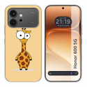 Funda Silicona para Huawei Honor 600 5G diseño Jirafa Dibujos
