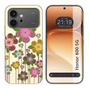 Funda Silicona para Huawei Honor 600 5G diseño Primavera En Flor Dibujos
