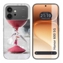Funda Silicona para Huawei Honor 600 5G diseño Reloj Dibujos