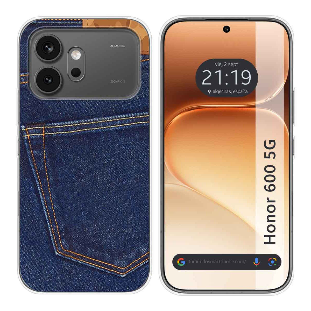 Funda Silicona para Huawei Honor 600 5G diseño Vaquero Dibujos