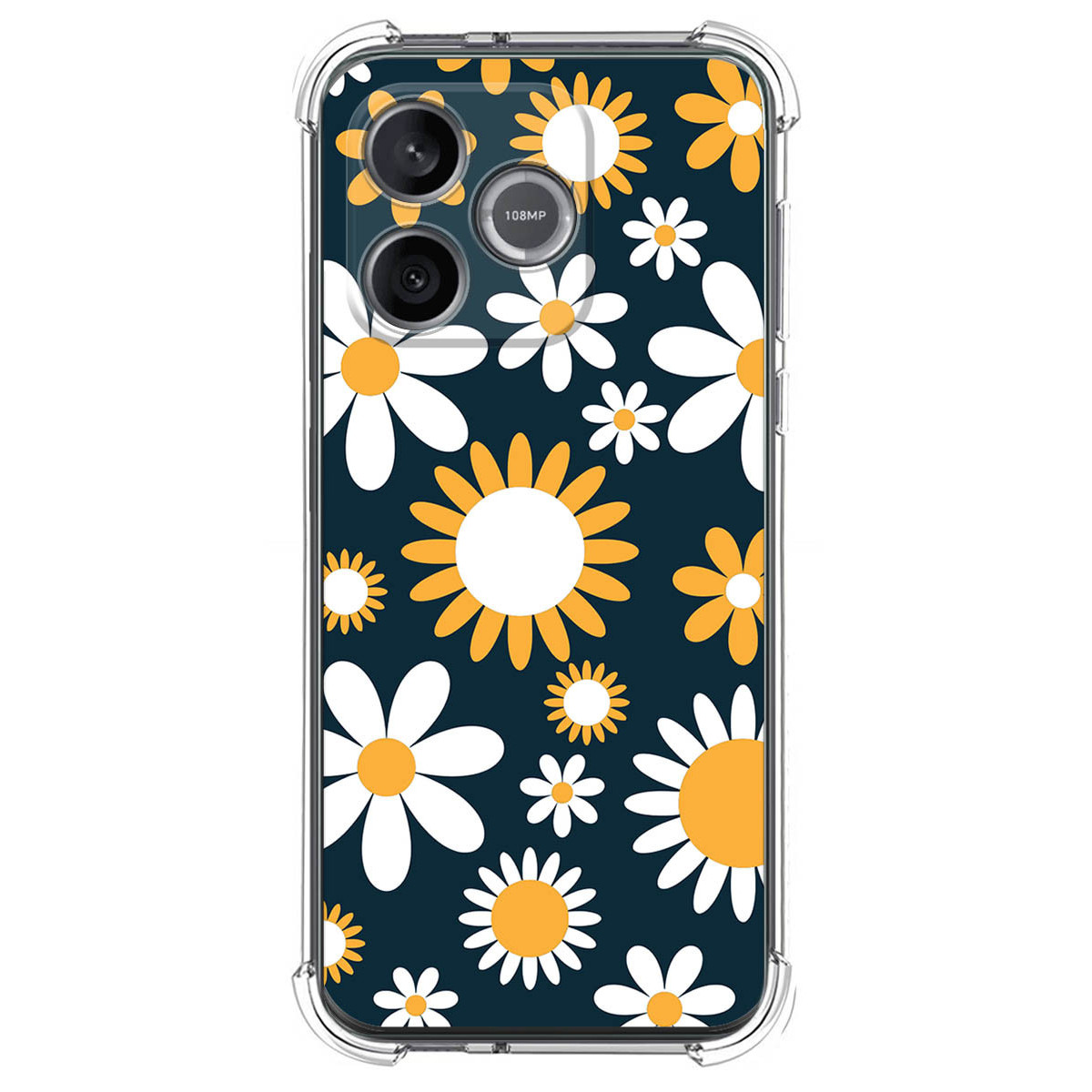 Funda Silicona Antigolpes para Huawei Honor 600 5G diseño Flores 08 Dibujos