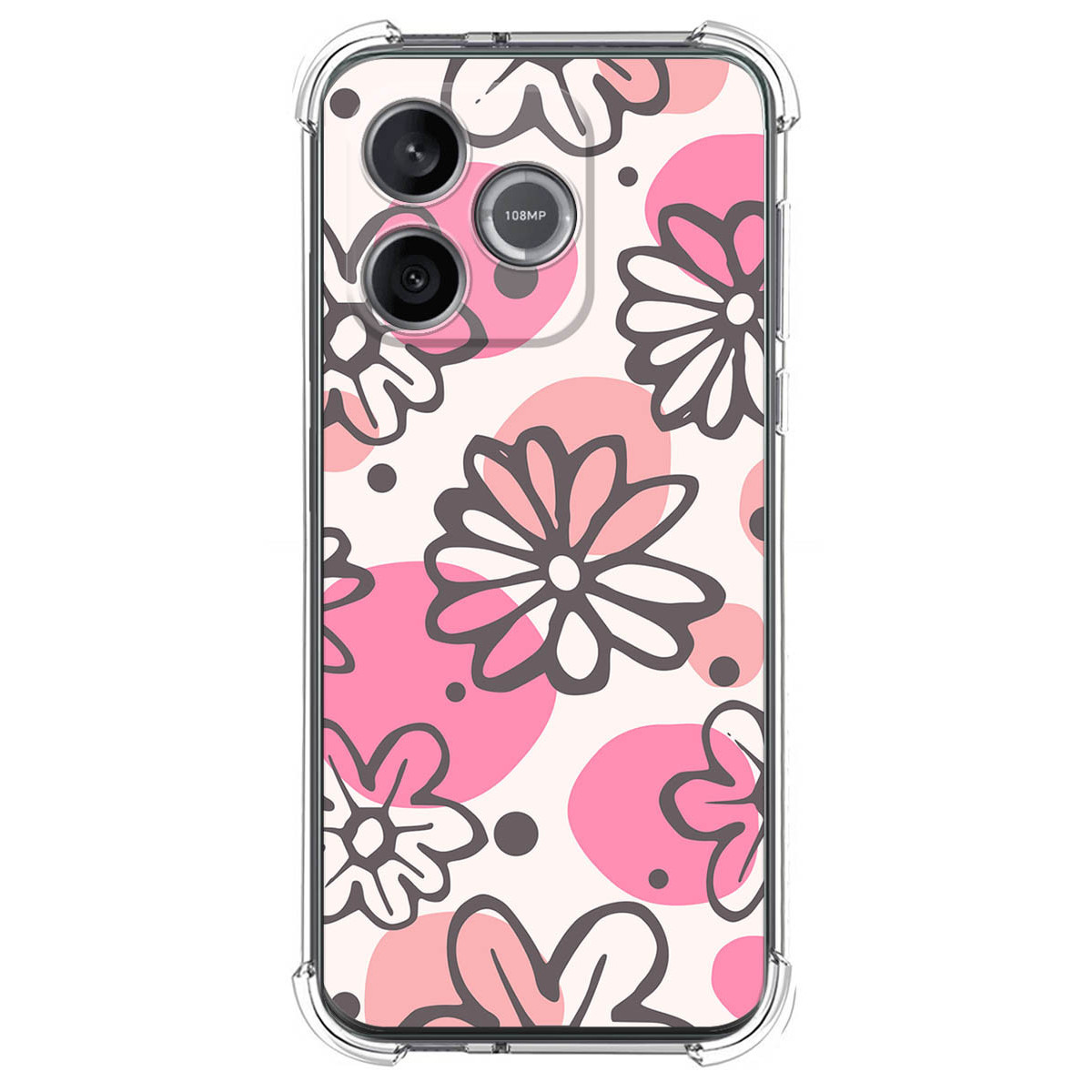 Funda Silicona Antigolpes para Huawei Honor 600 5G diseño Flores 09 Dibujos