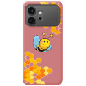 Funda Silicona Líquida Rosa para Huawei Honor 600 5G diseño Abeja Dibujos