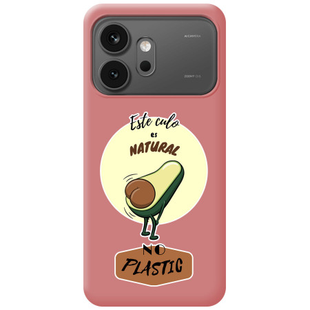 Funda Silicona Líquida Rosa para Huawei Honor 600 5G diseño Culo Natural Dibujos