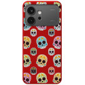 Funda Silicona Líquida Roja para Huawei Honor 600 5G diseño Catrina Dibujos