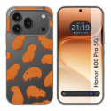 Funda Silicona Transparente para Huawei Honor 600 Pro 5G diseño Capibara 02 Dibujos