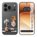 Funda Silicona Transparente para Huawei Honor 600 Pro 5G diseño Avestruz Dibujos