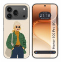 Funda Silicona para Huawei Honor 600 Pro 5G diseño Mujer 03 Dibujos