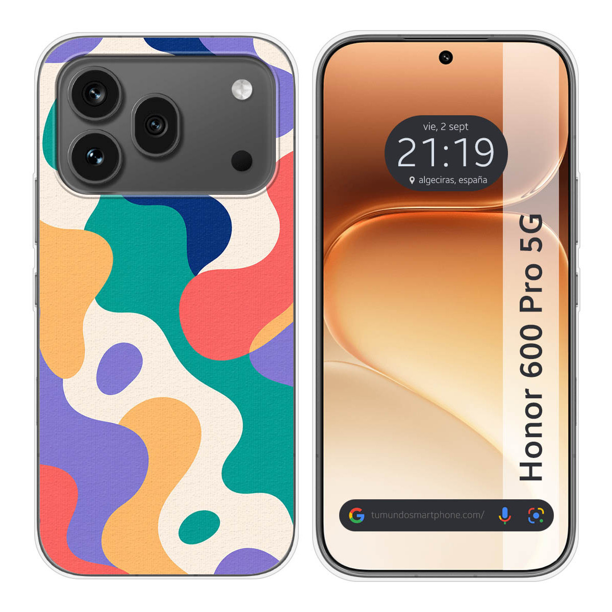 Funda Silicona para Huawei Honor 600 Pro 5G diseño Splash 01 Dibujos
