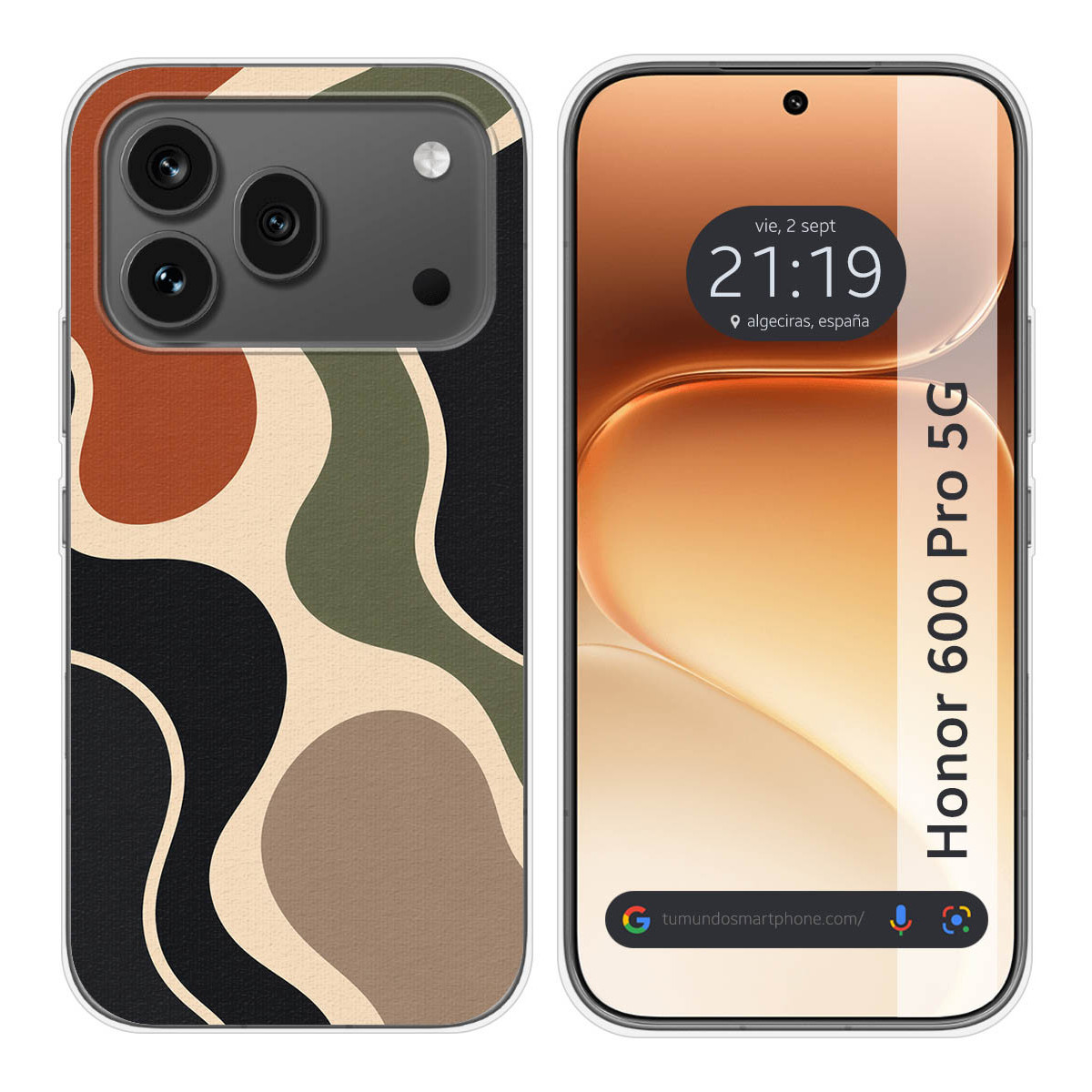 Funda Silicona para Huawei Honor 600 Pro 5G diseño Splash 02 Dibujos