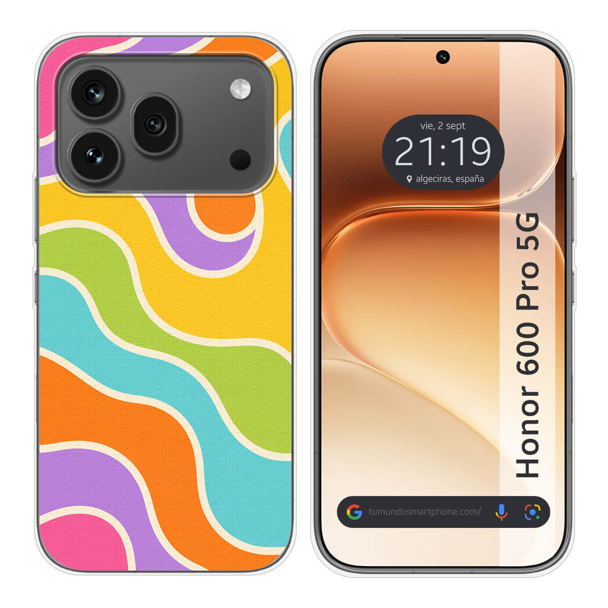 Funda Silicona para Huawei Honor 600 Pro 5G diseño Splash 03 Dibujos