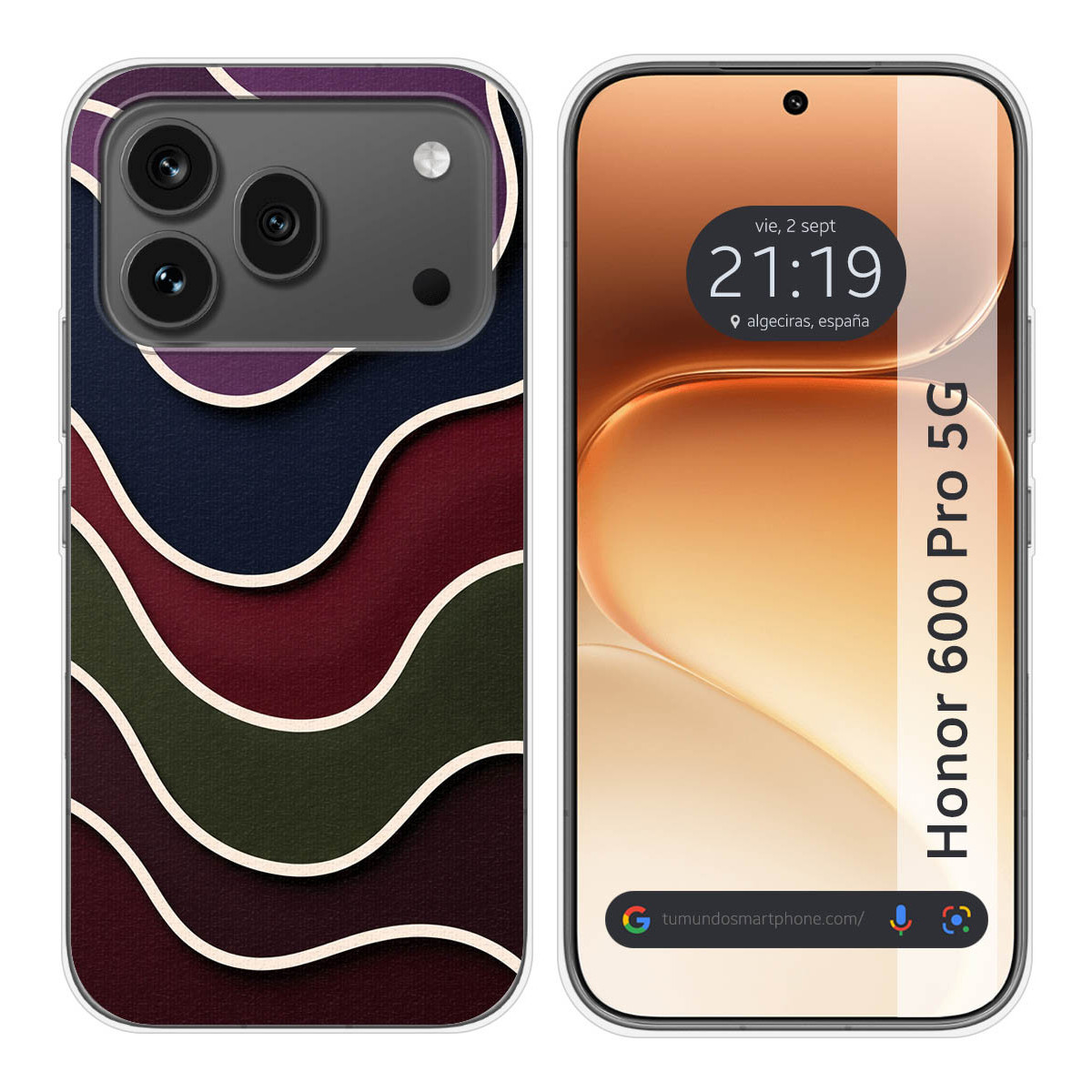 Funda Silicona para Huawei Honor 600 Pro 5G diseño Splash 05 Dibujos