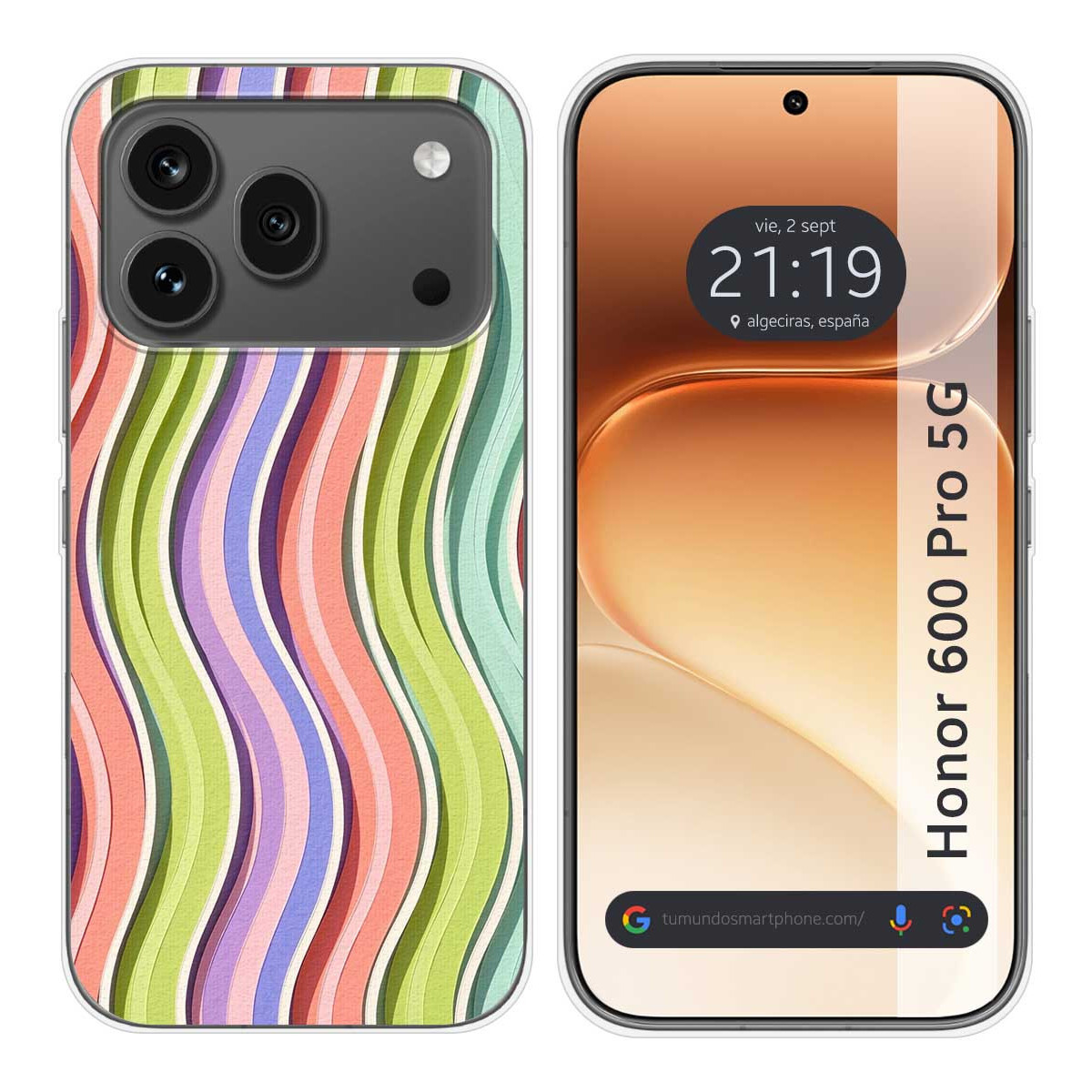 Funda Silicona para Huawei Honor 600 Pro 5G diseño Splash 06 Dibujos