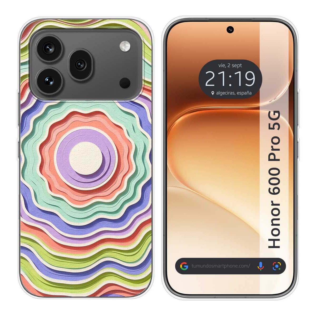 Funda Silicona para Huawei Honor 600 Pro 5G diseño Splash 08 Dibujos