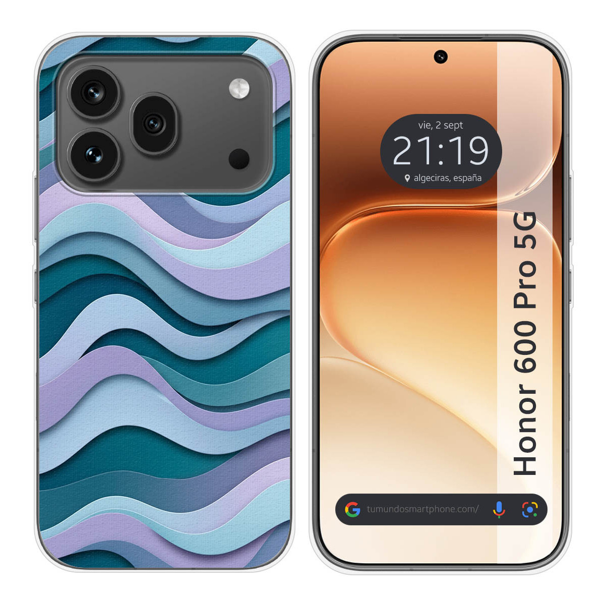 Funda Silicona para Huawei Honor 600 Pro 5G diseño Splash 10 Dibujos