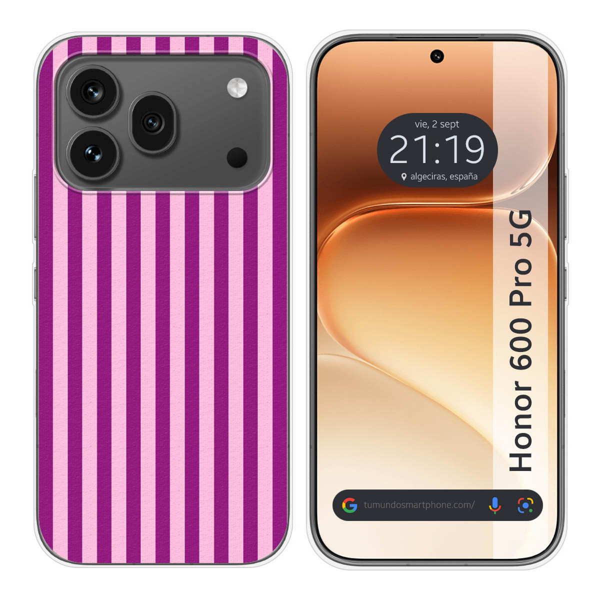 Funda Silicona para Huawei Honor 600 Pro 5G diseño Lines 01 Dibujos
