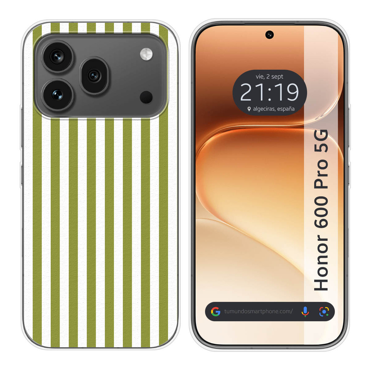 Funda Silicona para Huawei Honor 600 Pro 5G diseño Lines 02 Dibujos