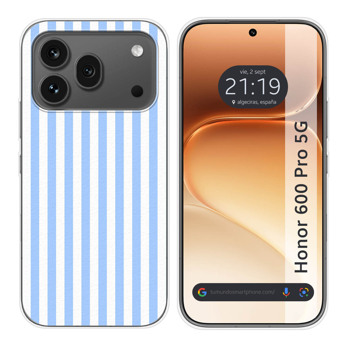 Funda Silicona para Huawei Honor 600 Pro 5G diseño Lines 04 Dibujos