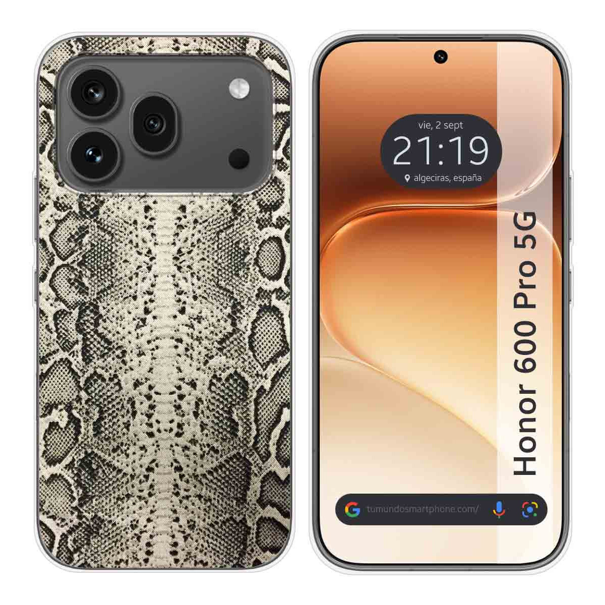 Funda Silicona para Huawei Honor 600 Pro 5G diseño Animal 01 Dibujos