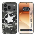 Funda Silicona para Huawei Honor 600 Pro 5G diseño Camuflaje 02 Dibujos