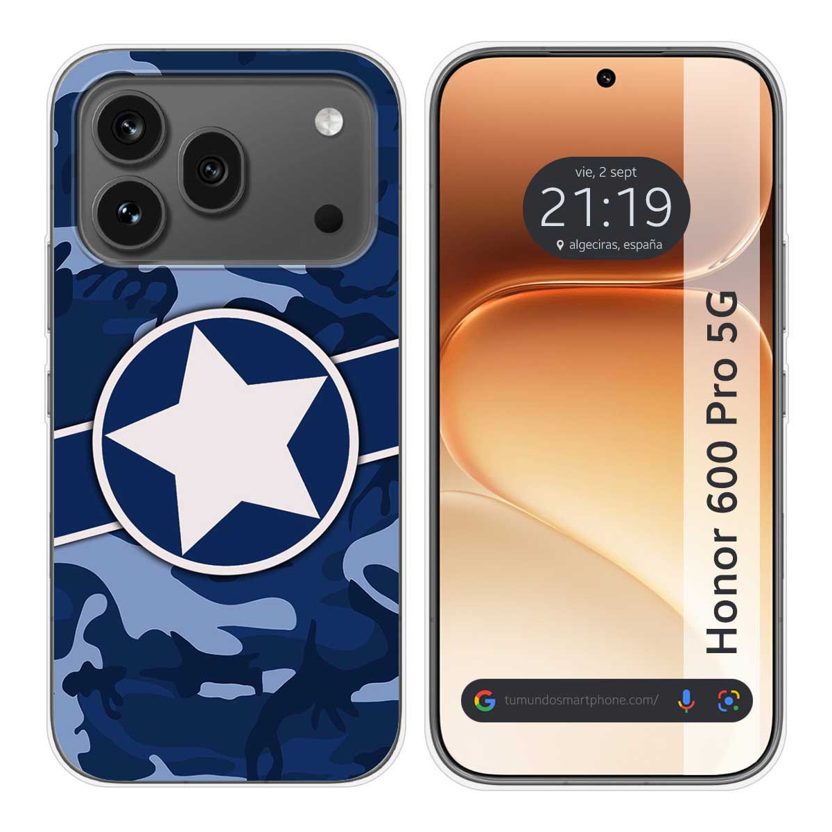 Funda Silicona para Huawei Honor 600 Pro 5G diseño Camuflaje 03 Dibujos