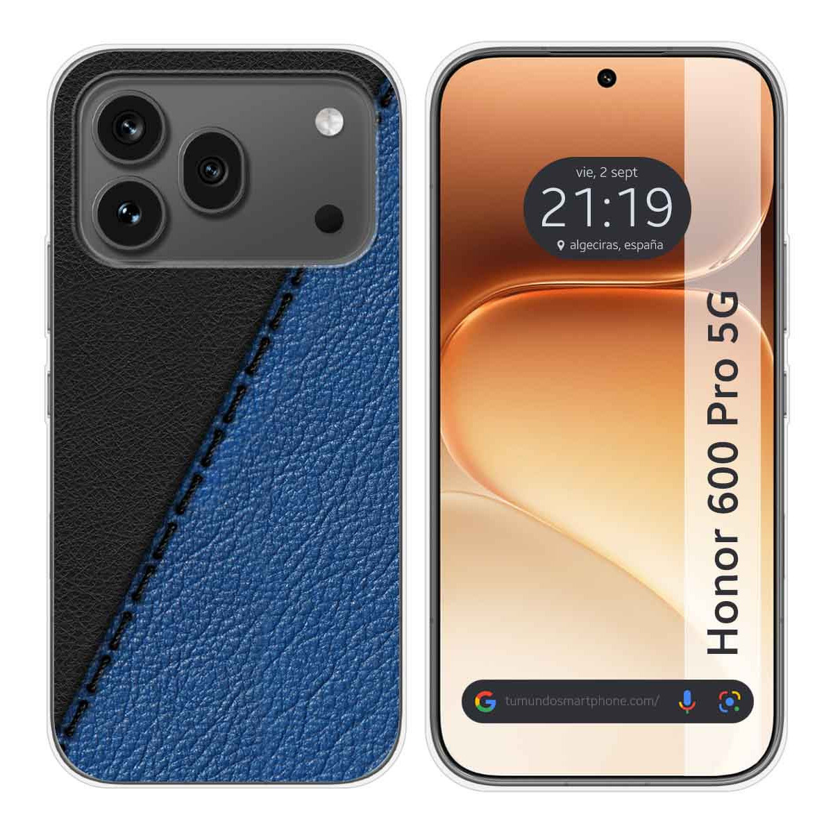 Funda Silicona para Huawei Honor 600 Pro 5G diseño Cuero 02 Dibujos