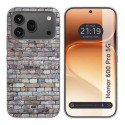 Funda Silicona para Huawei Honor 600 Pro 5G diseño Ladrillo 02 Dibujos